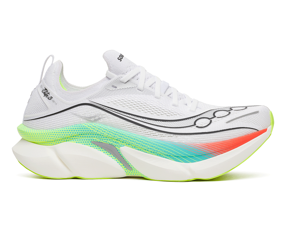 Tenis de competencia Saucony Endorphin Elite 3 Unisex White/Multi