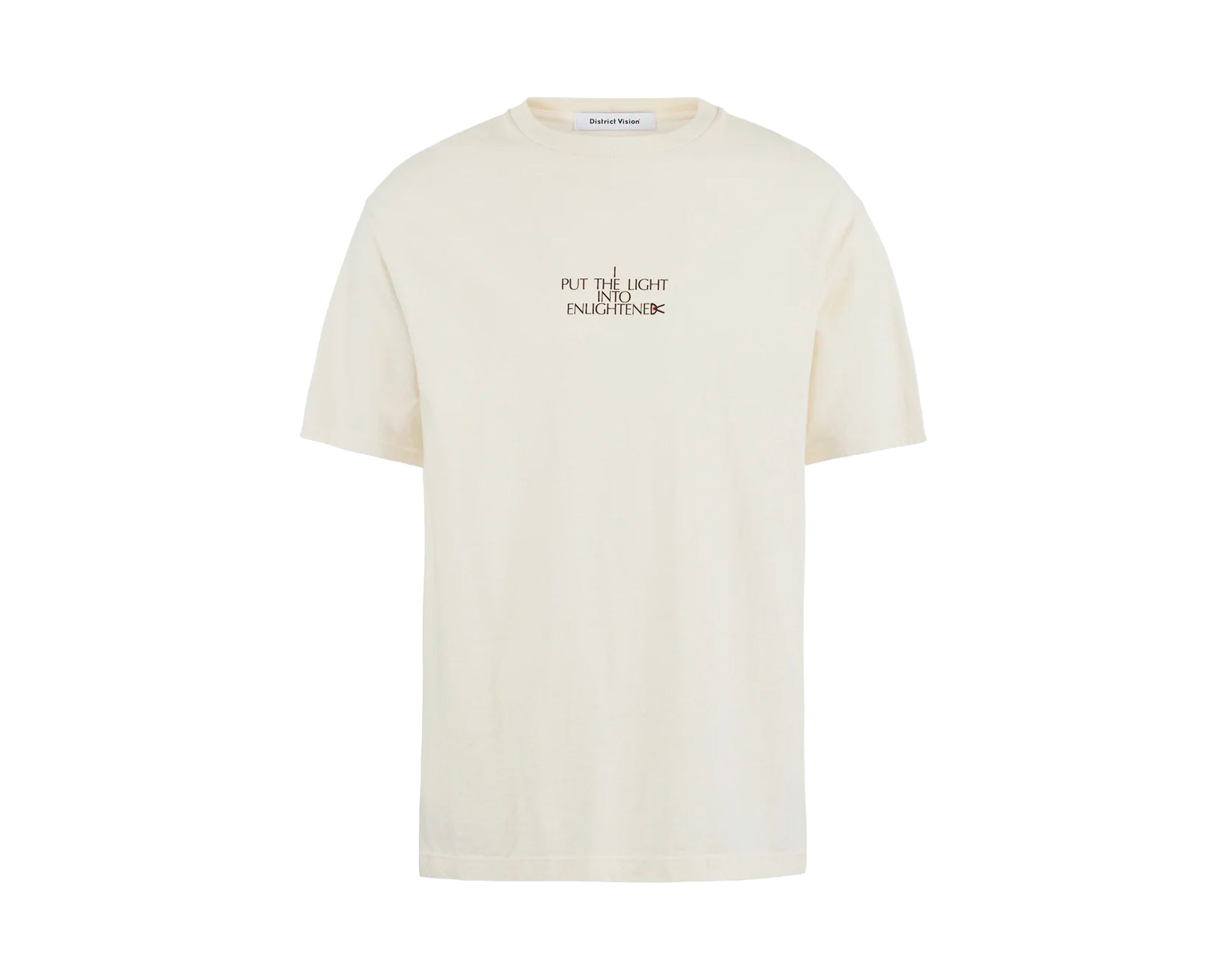 District Vision - California Cotton Tee Enlightened Vintage White