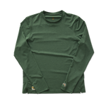 Playera Manga Larga Tracksmith Session Emerald Hombre