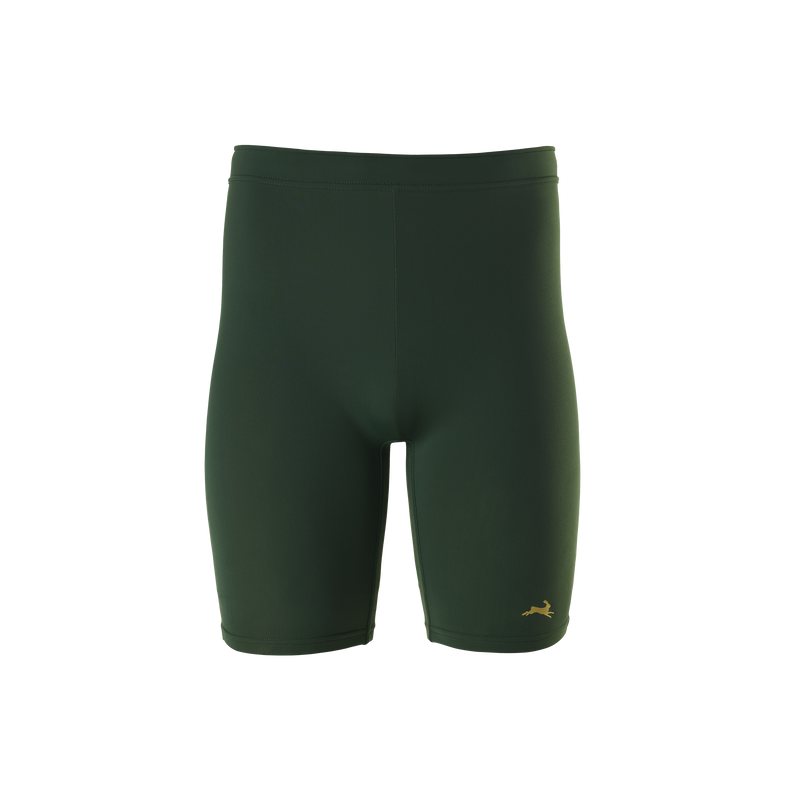 Short Deportivo Tracksmith Turnover Half Tights Lined Forest