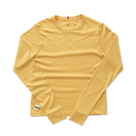Playera Manga Larga Tracksmith Harrier Honey Gold Mujer