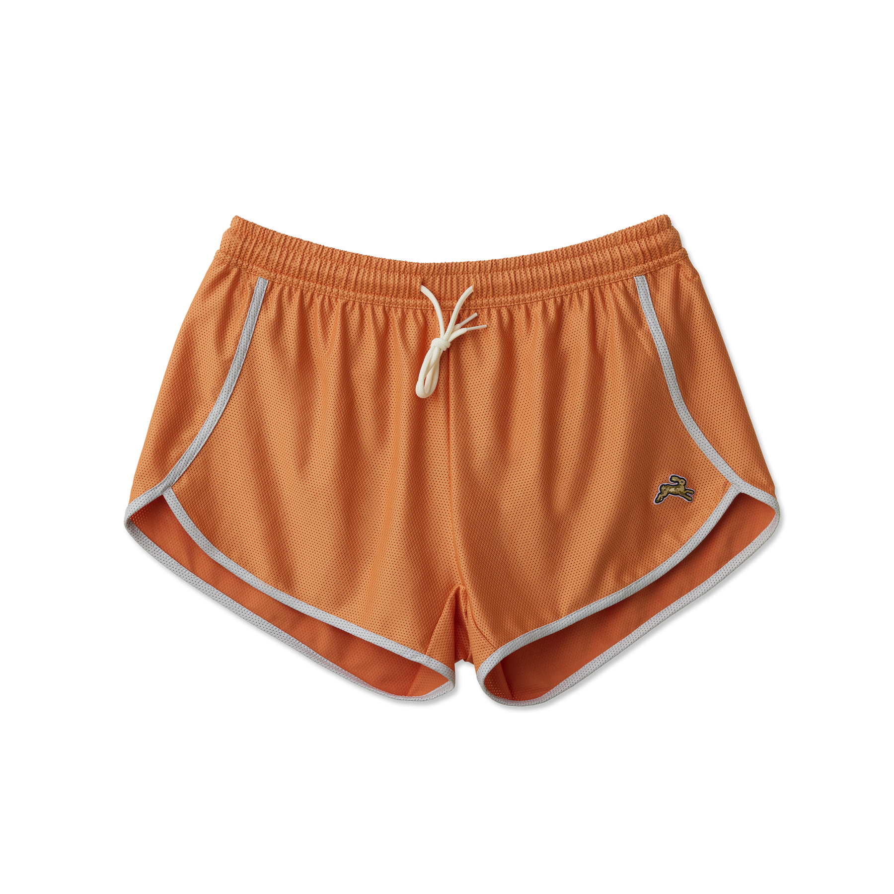Women's Tracksmith Van Cortlandt Coral Gold Athletic Shorts