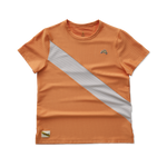 Playera Deportiva Tracksmith Van Cortlandt Coral Gold Mujer