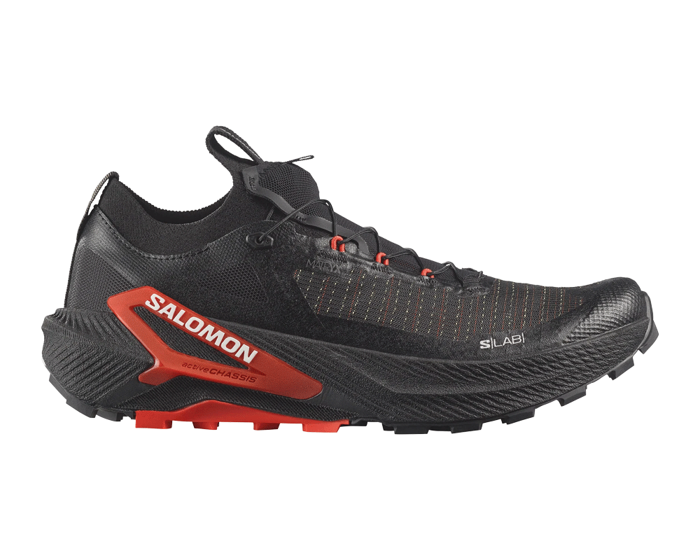 Tenis de trail SALOMON S/LAB GENESIS 2 Unisex Black / Black / Fiery Red
