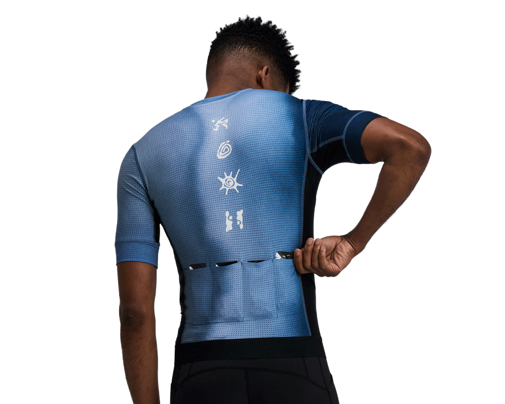 Bandit GeoMesh™ Race Top Tranquil Blue - Hombre