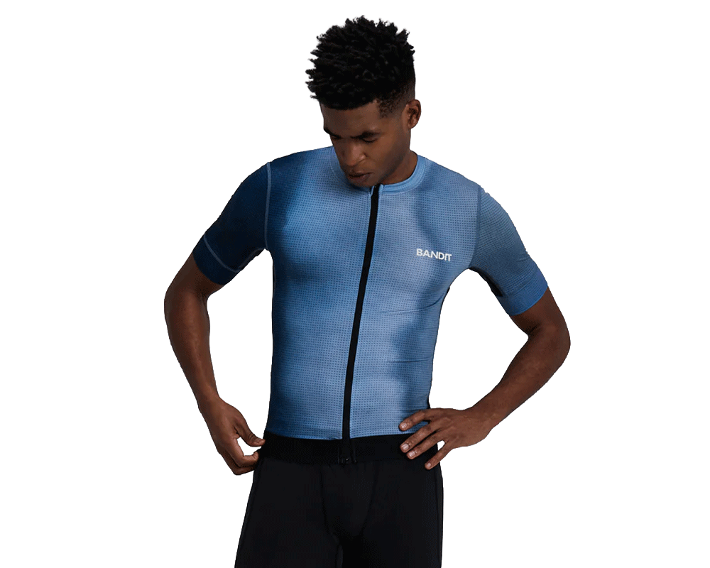 Bandit GeoMesh™ Race Top Tranquil Blue - Hombre