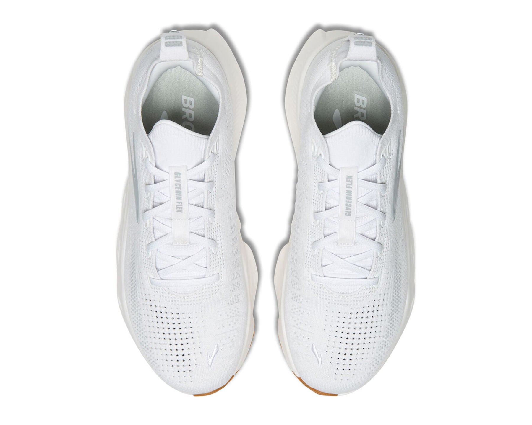 BROOKS Glycerin Flex White Black Gum - Mujer