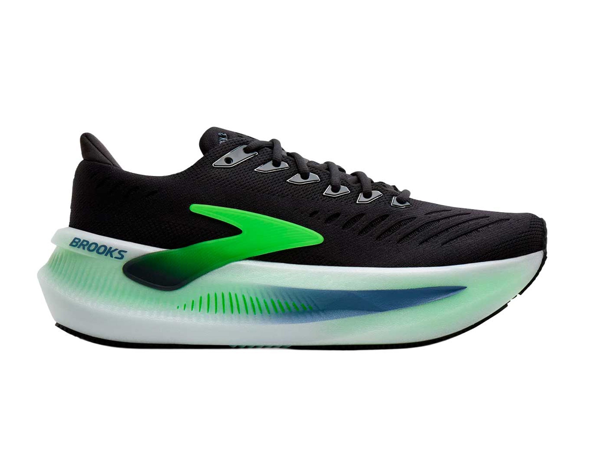 BROOKS Glycerin Max 2 - Hombre Phantom/White/Green Gecko