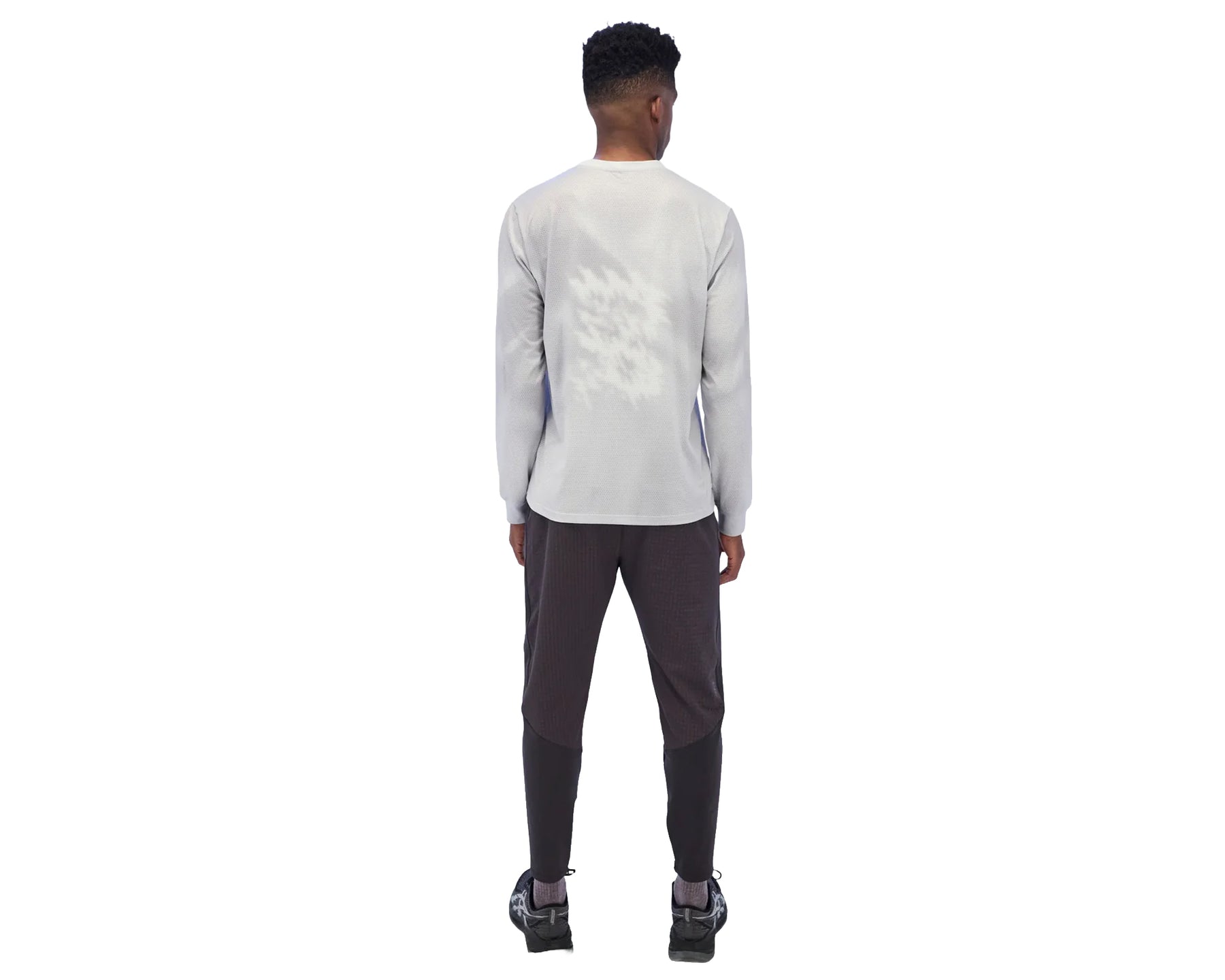 Bandit Micromesh Long Sleeve Tee Cement Gradient - Hombre