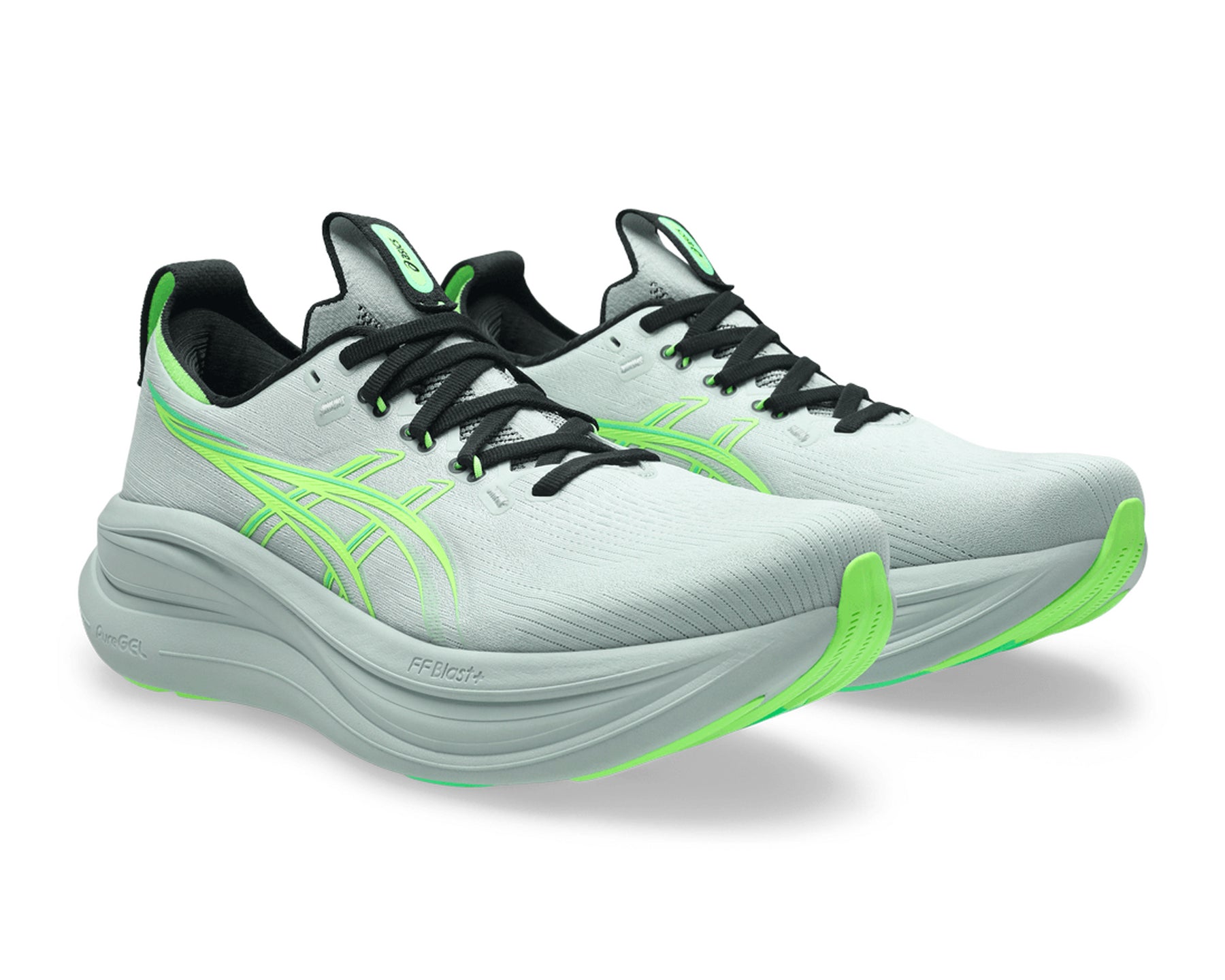 Asics Gel NIMBUS 28 COLD MOSS/ILLUMINATE GREEN - Hombre