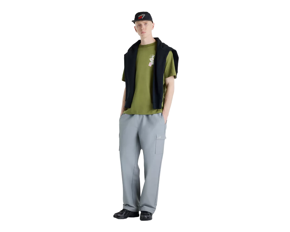 Playera de algodón New Balance International Stamp All City para hombre