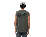Playera de algodón Hermanos Koumori Side Mark Muscle Hombre