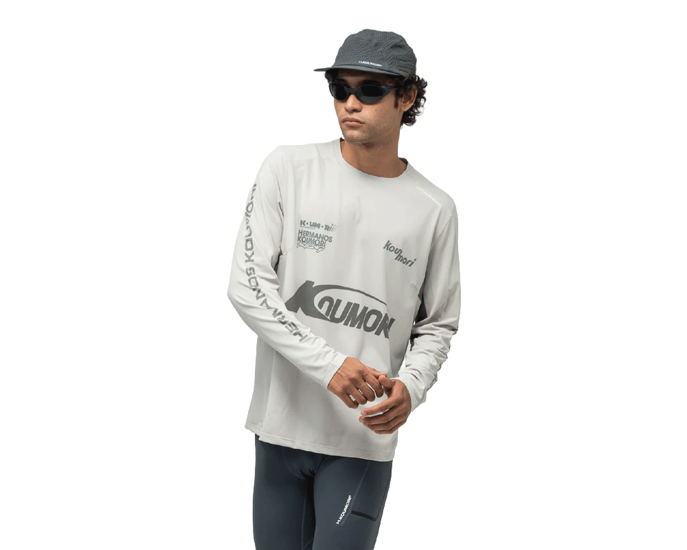 Playera de algodón Hermanos Koumori LS AOP Light Training