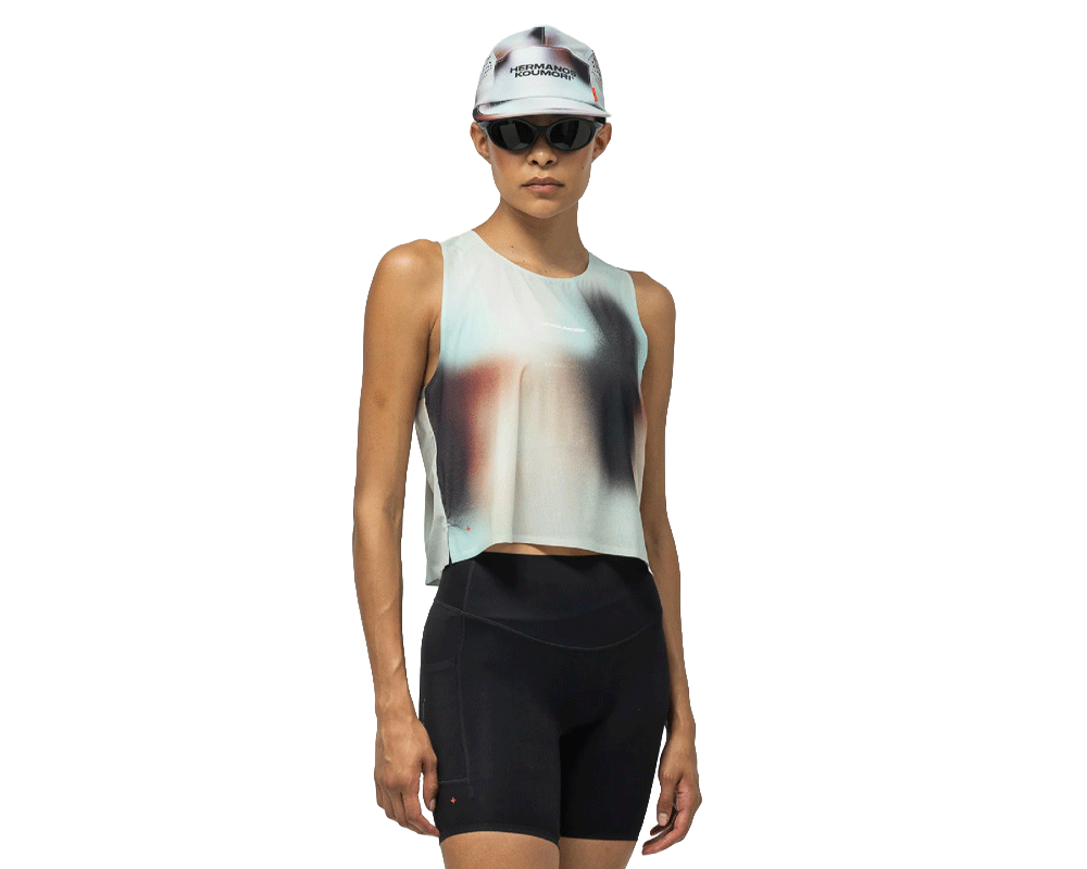 Playera Cropped de competencia Hermanos Koumori Mujer