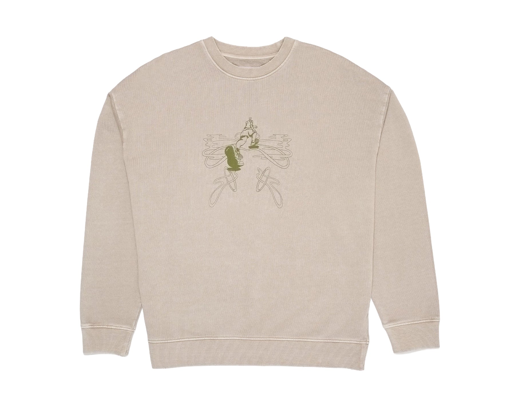 Hermanos Koumori Crewneck Mind Runner Green Tea