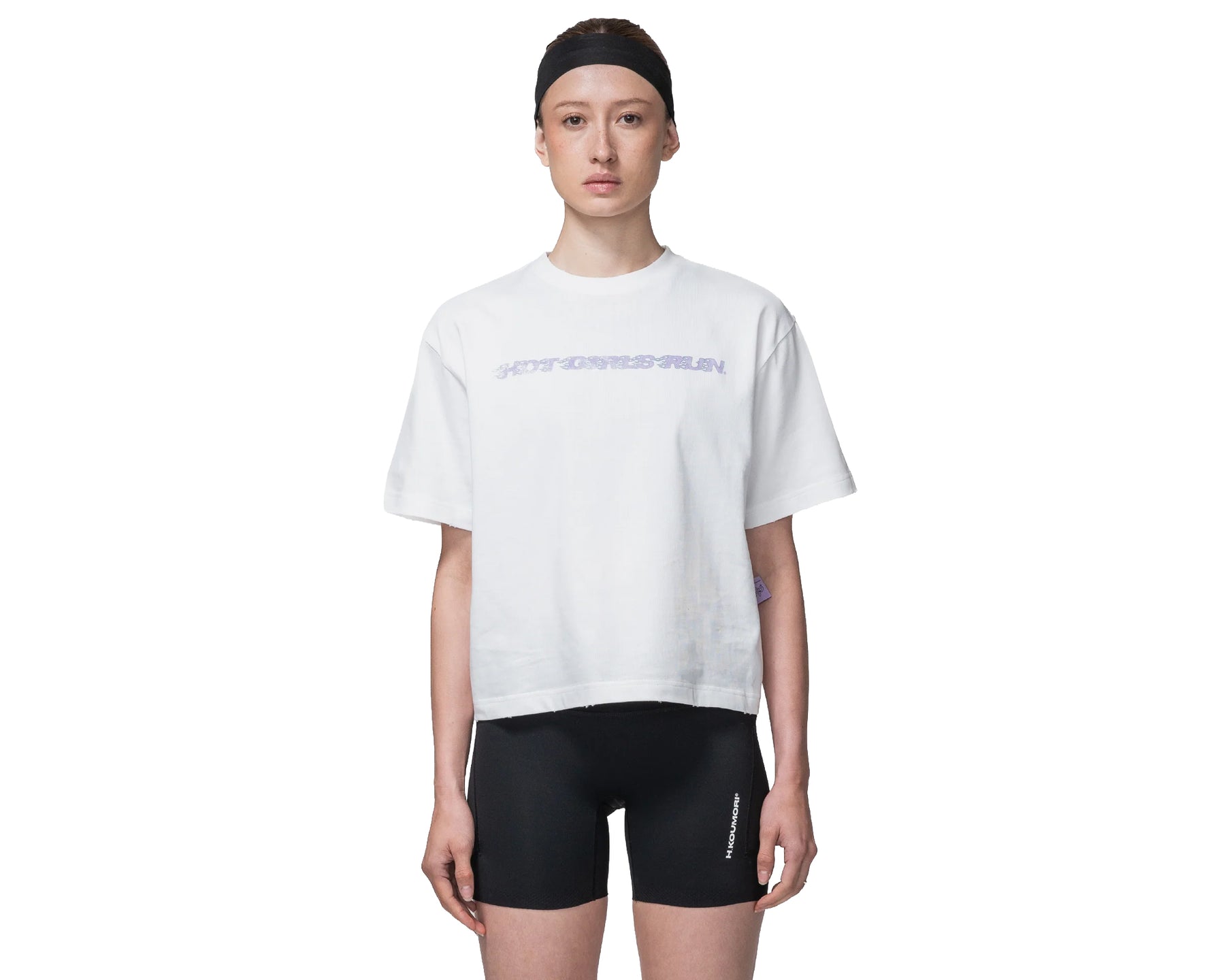 Hot Girls Run Women's T-Shirt White