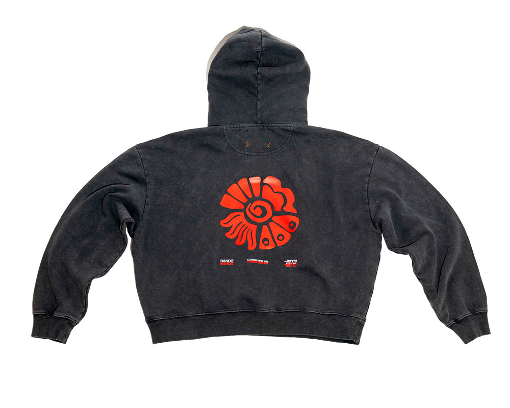 Cropped Hoodie Bandit x Metta Maratón Ciudad de México 2026 Unisex