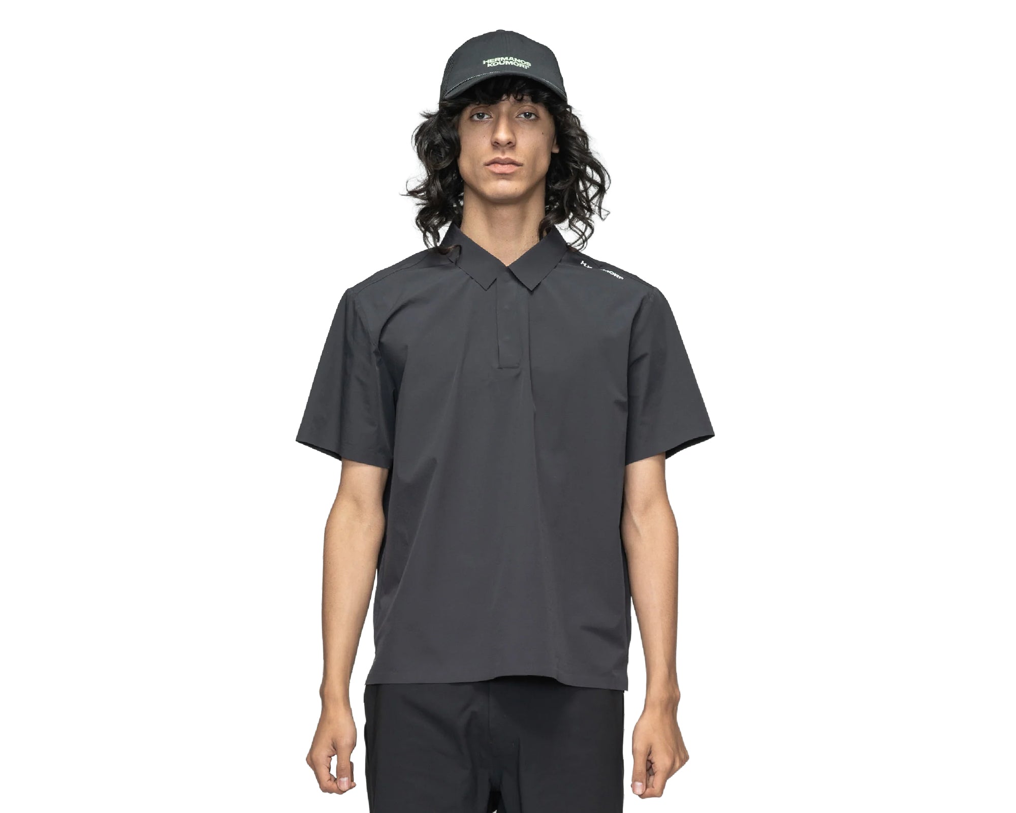 Hermanos Koumori Hi Tech Polo Black - Hombre