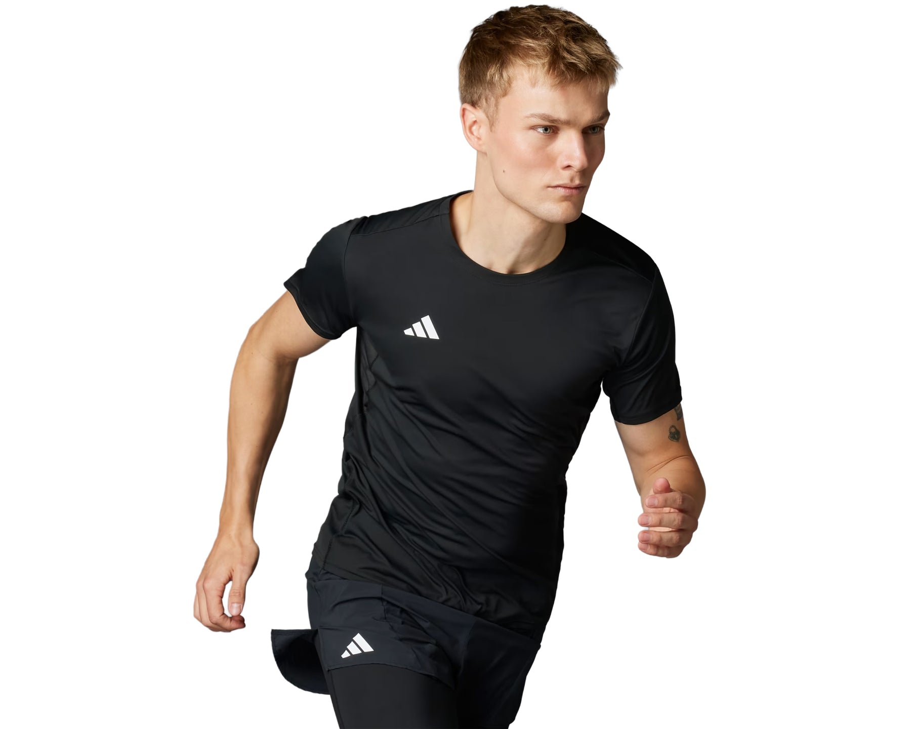 Adidas Playera Running Adizero Essentials - Hombre
