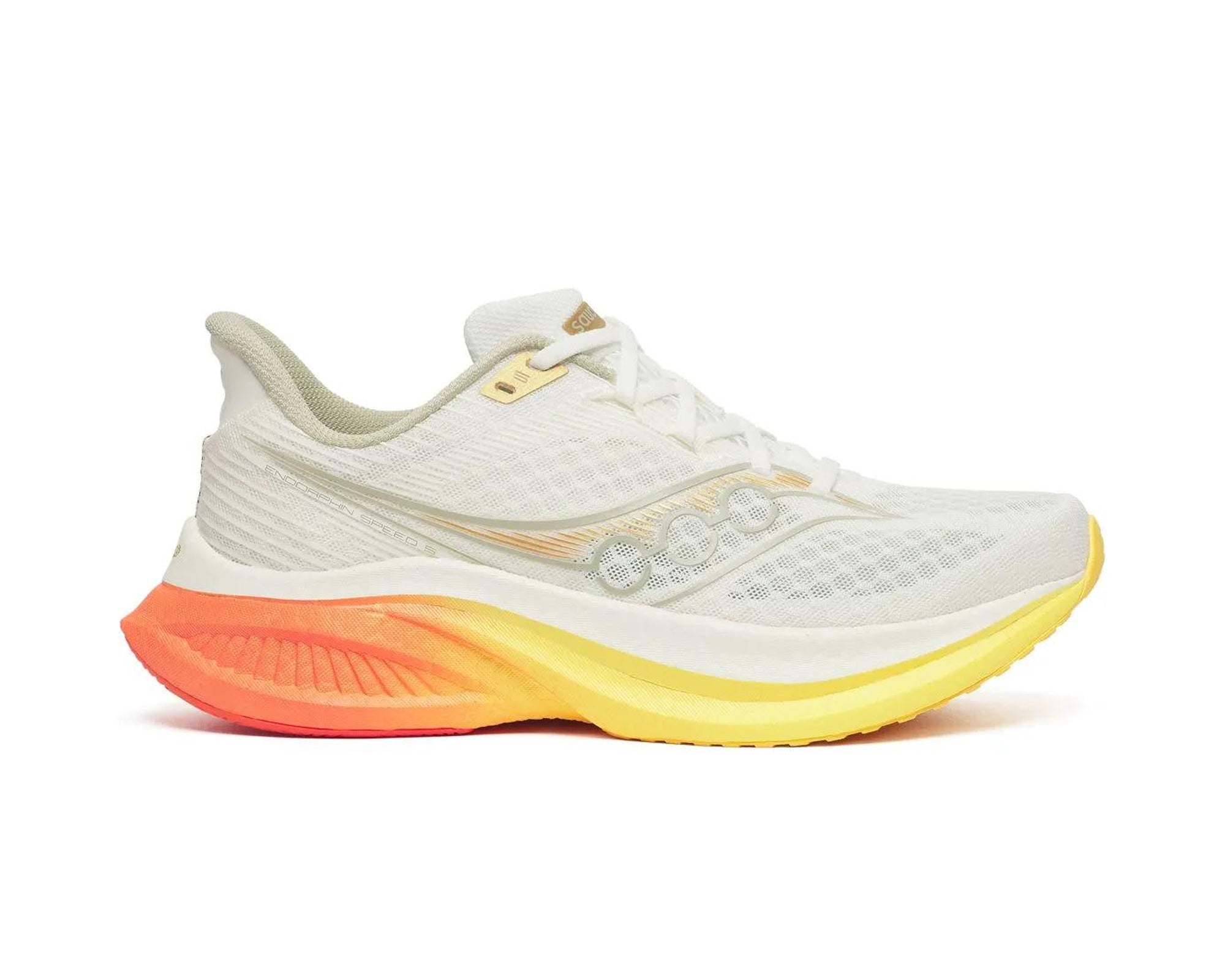 Saucony Endorphin Speed 5 Ivory/Fire - Hombre White/black