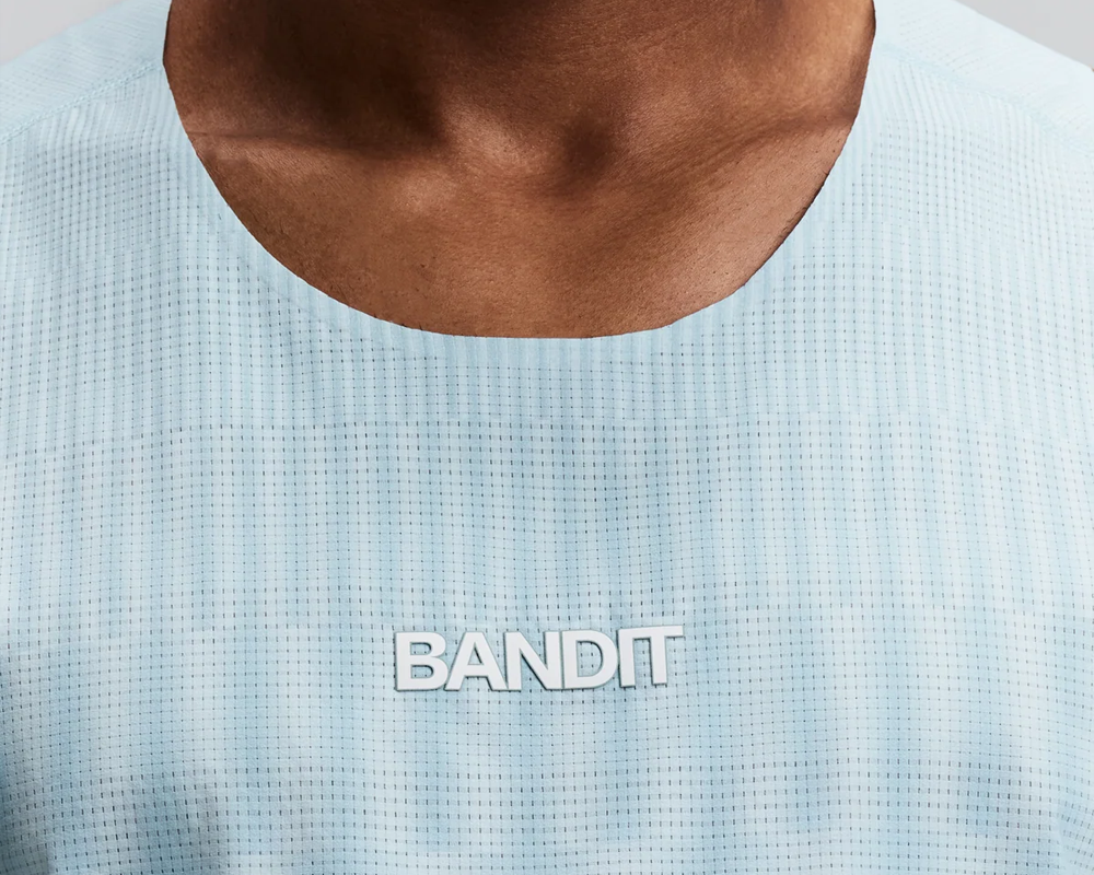 Playera sin mangas Bandit CoolGrid™ con Flopack™ growing grid para hombre