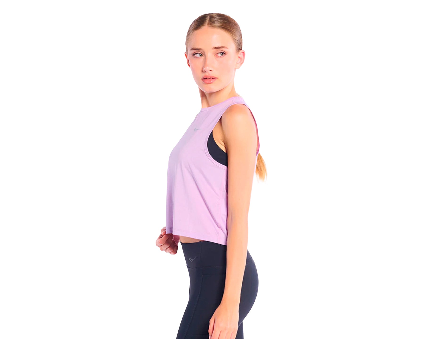 Saucony Stopwatch Crop Tank - Mujer