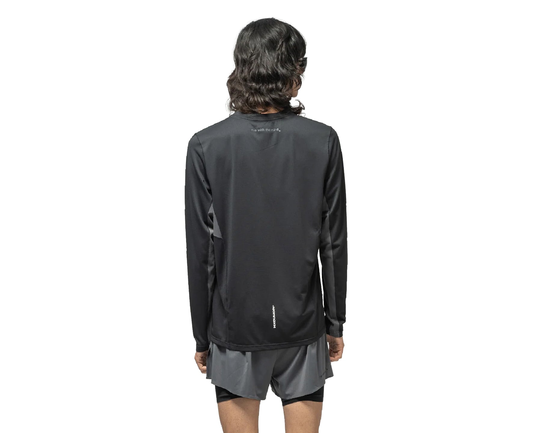 Hermanos Koumori Playera Ligera De Entrenamiento Long Sleeve Asphalt Black