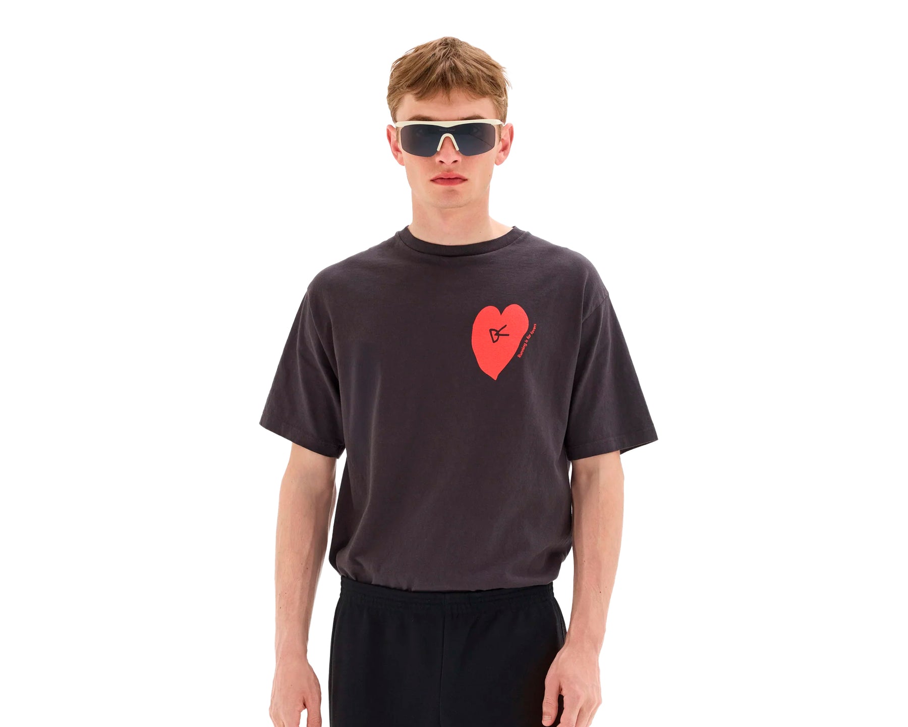 District Vision - California Cotton Tee Run in Love Vintage