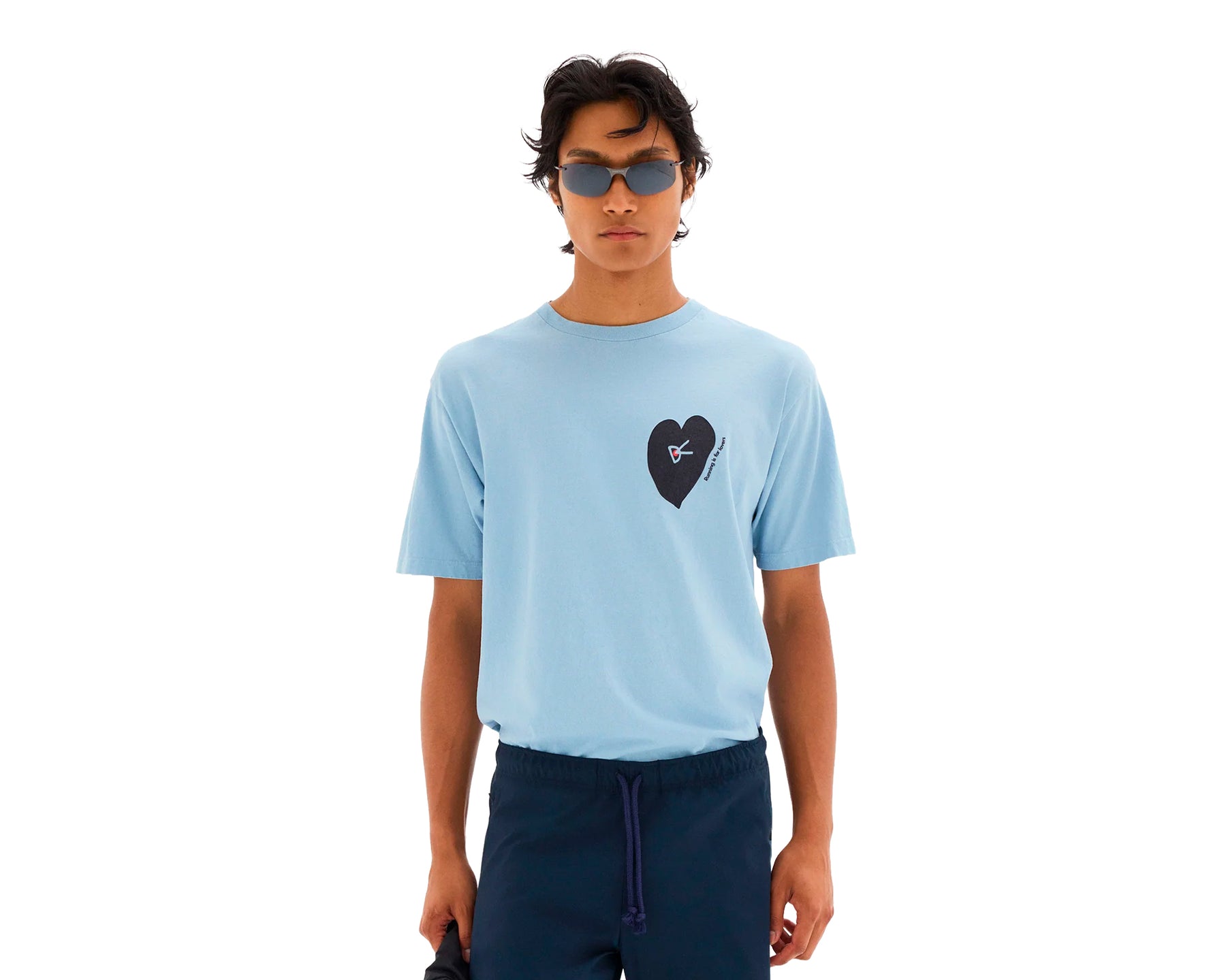 District Vision - California Cotton Tee Run in Love Vintage