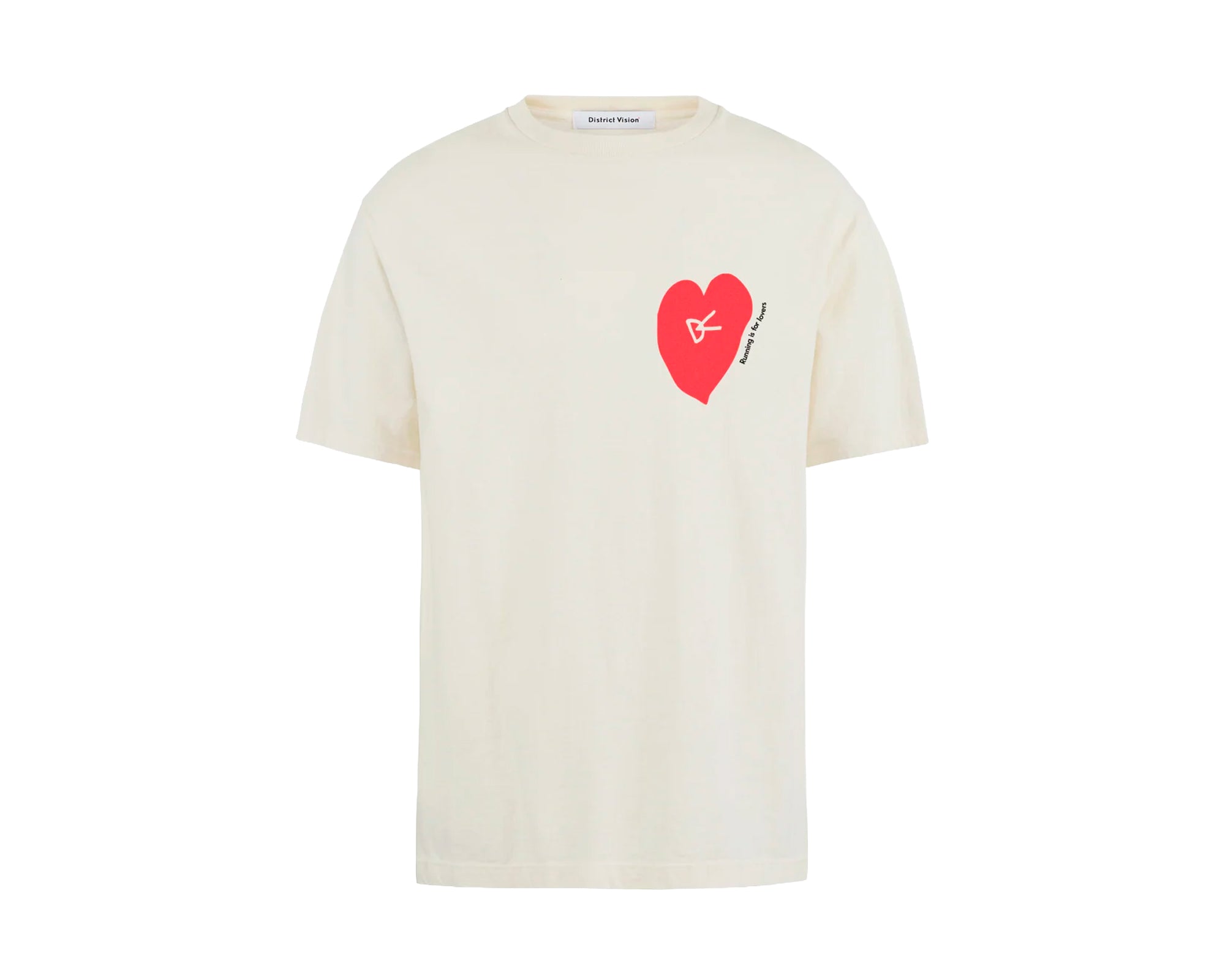 District Vision - California Cotton Tee Run in Love Vintage