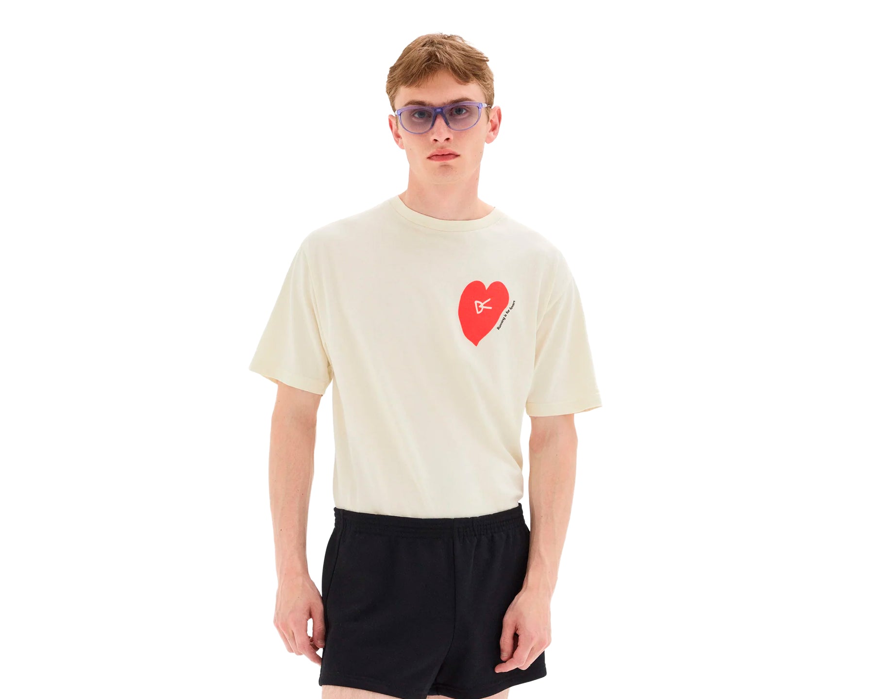 District Vision - California Cotton Tee Run in Love Vintage