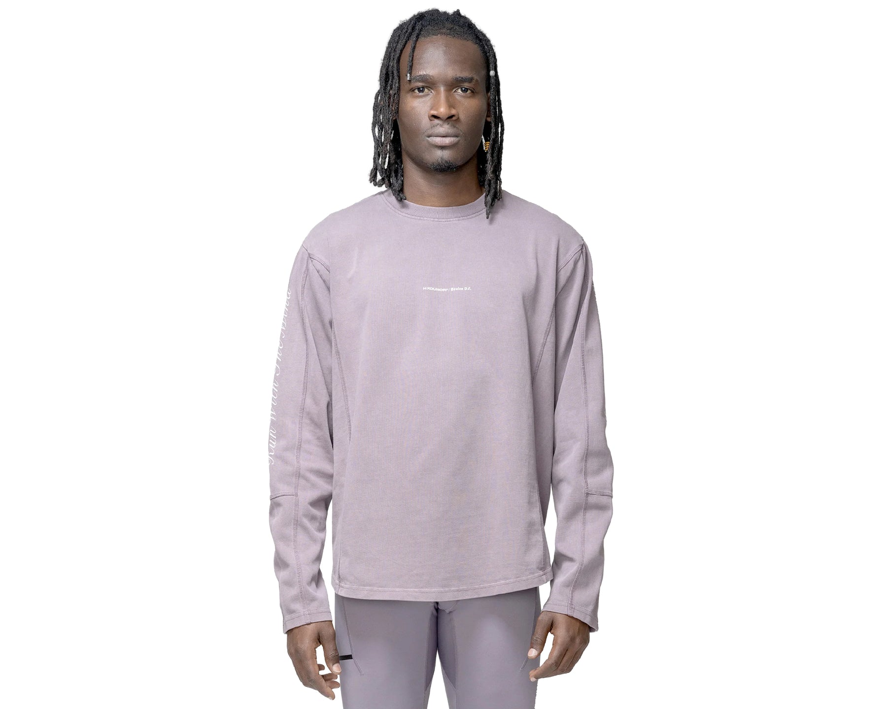 Hermanos Koumori Logo Stride Long Sleeve Grape