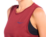 Saucony Stopwatch Crop Tank - Mujer