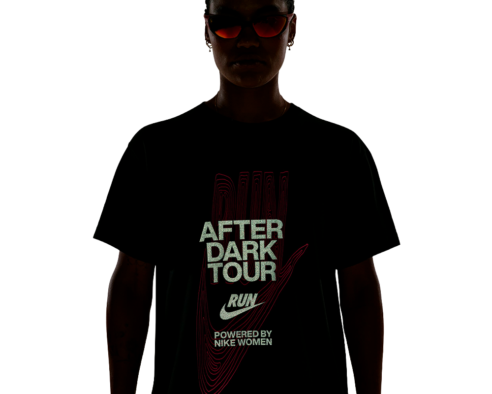 Playera Nike Nike After Dark Tour Manga Corta