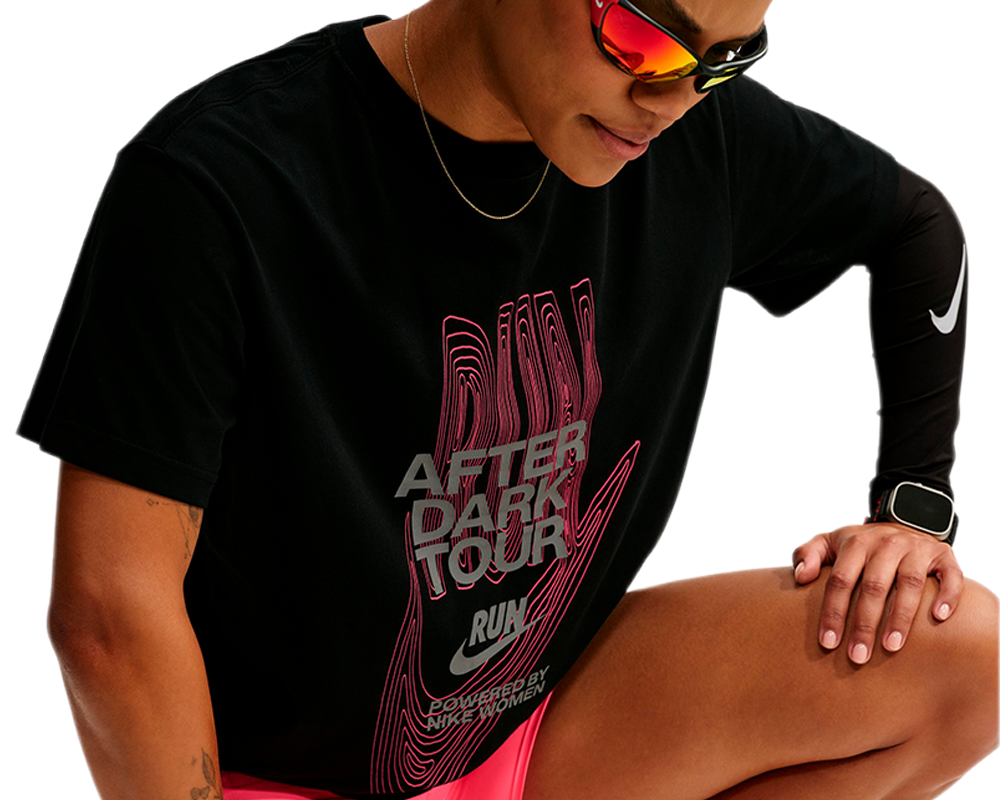 Playera Nike Nike After Dark Tour Manga Corta