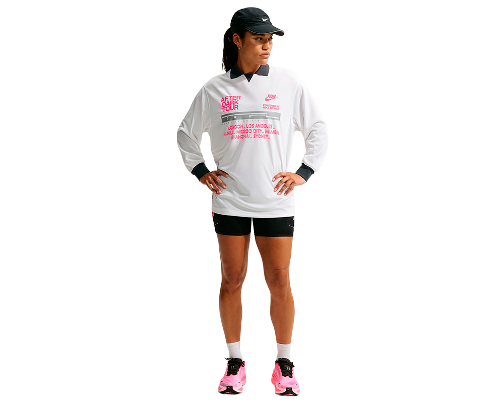 Playera Nike After Dark Tour Manga Larga Mujer