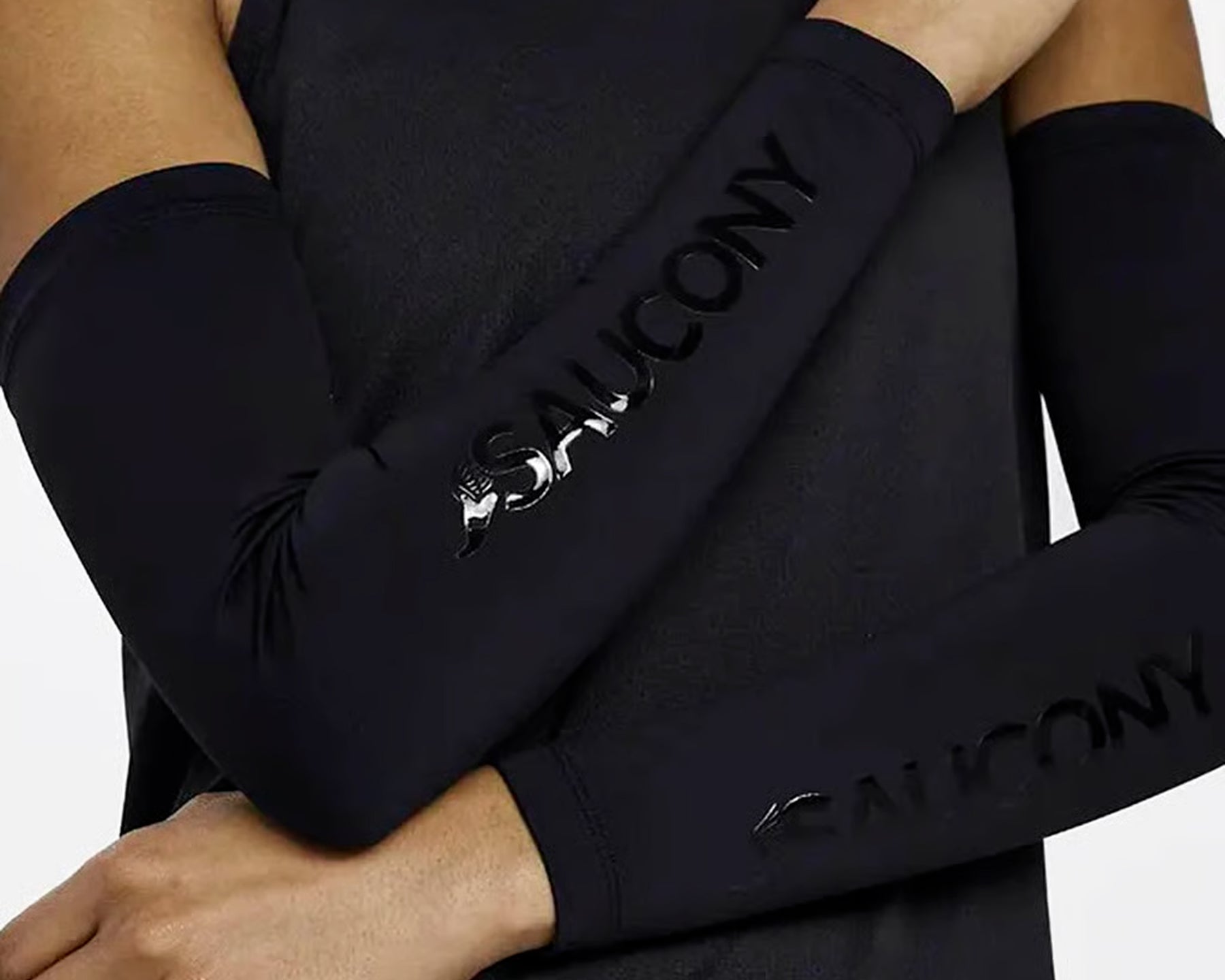 SAUCONY Arm Sleeves Fortify Black