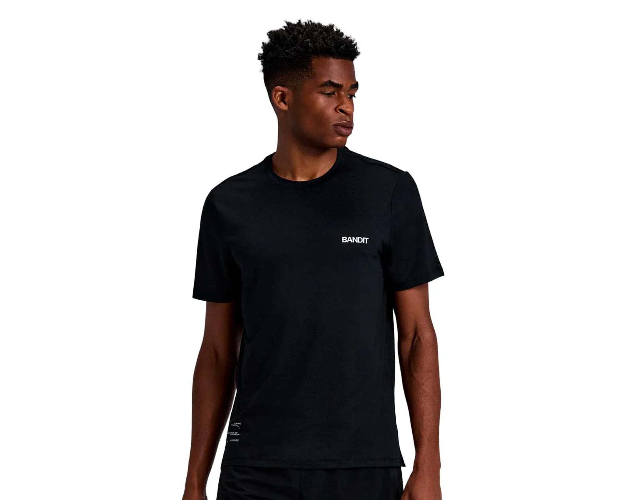 Bandit Short Sleeve Performance Tee MicroMesh Black - Men