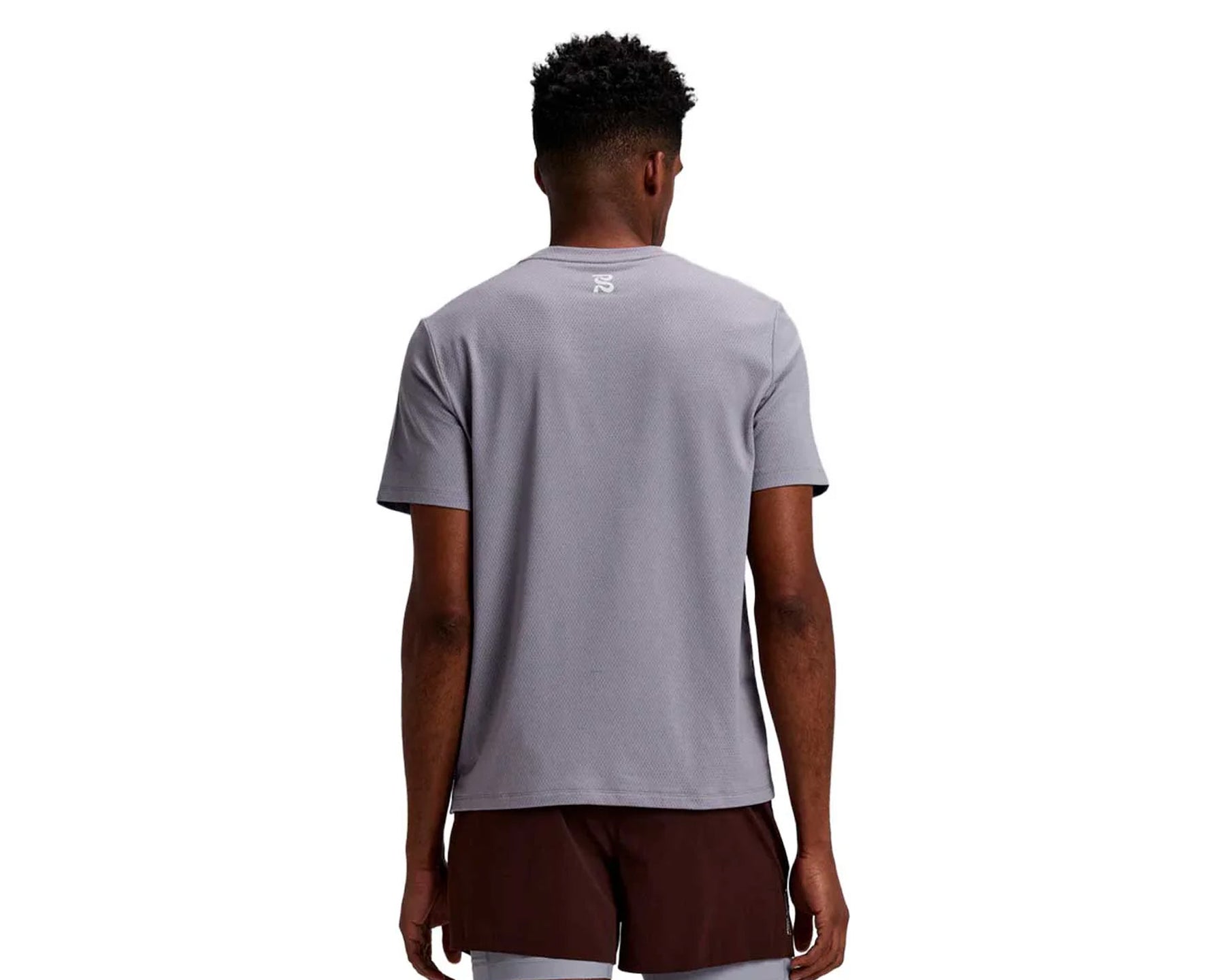 Bandit Short Sleeve Performance Tee MicroMesh Violet Fog - Hombre