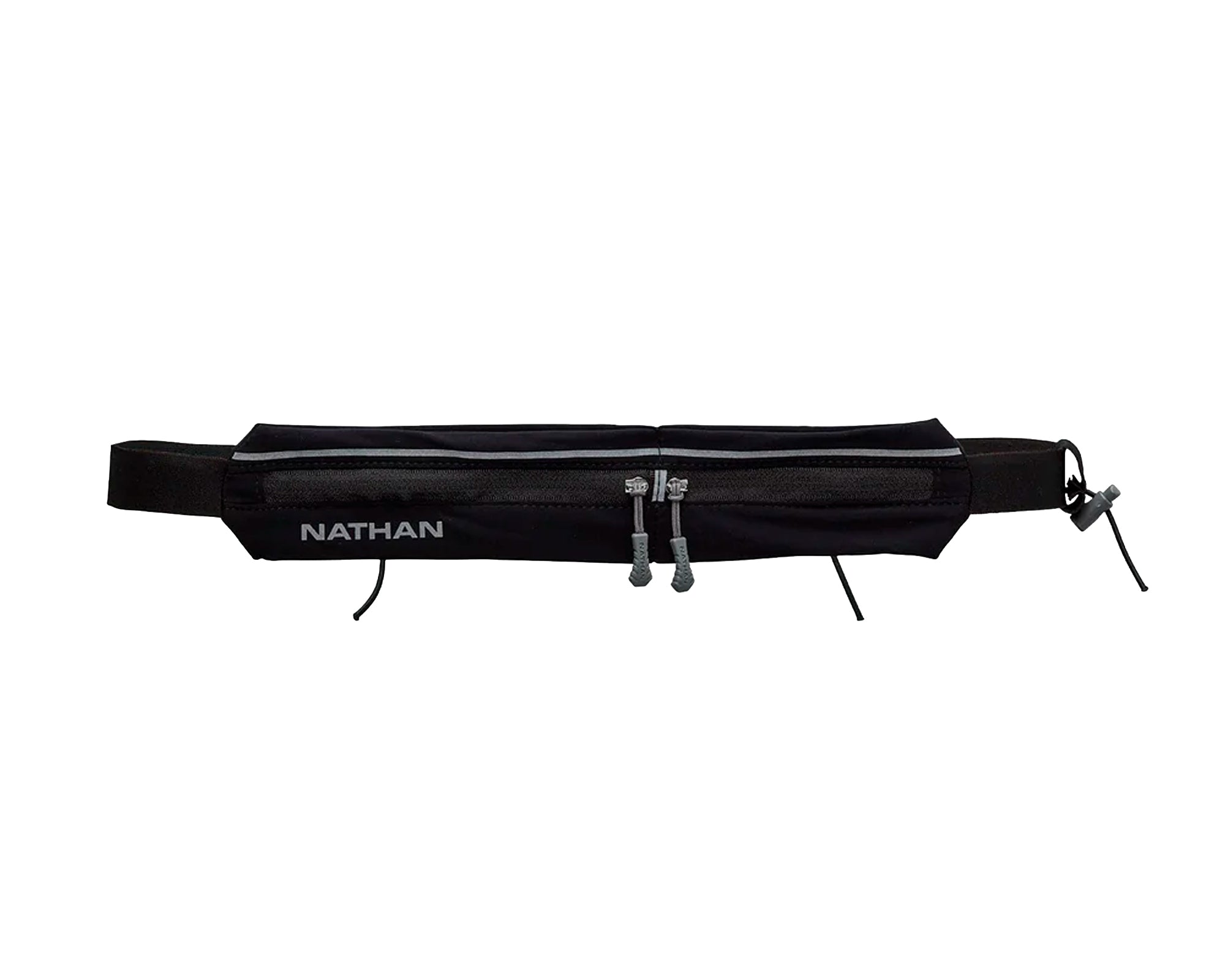 NATHAN Cinturón Ajustable Mirage Plus Pack Black Silver