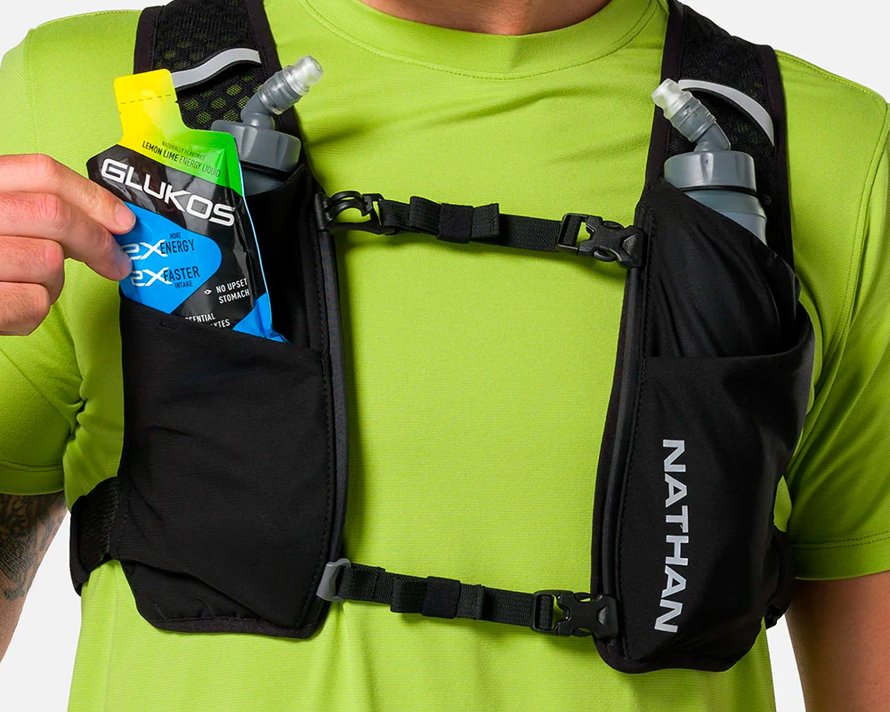 NATHAN Chaleco de hidratación QuickStart 3.0 r Soft Flask 4 litros