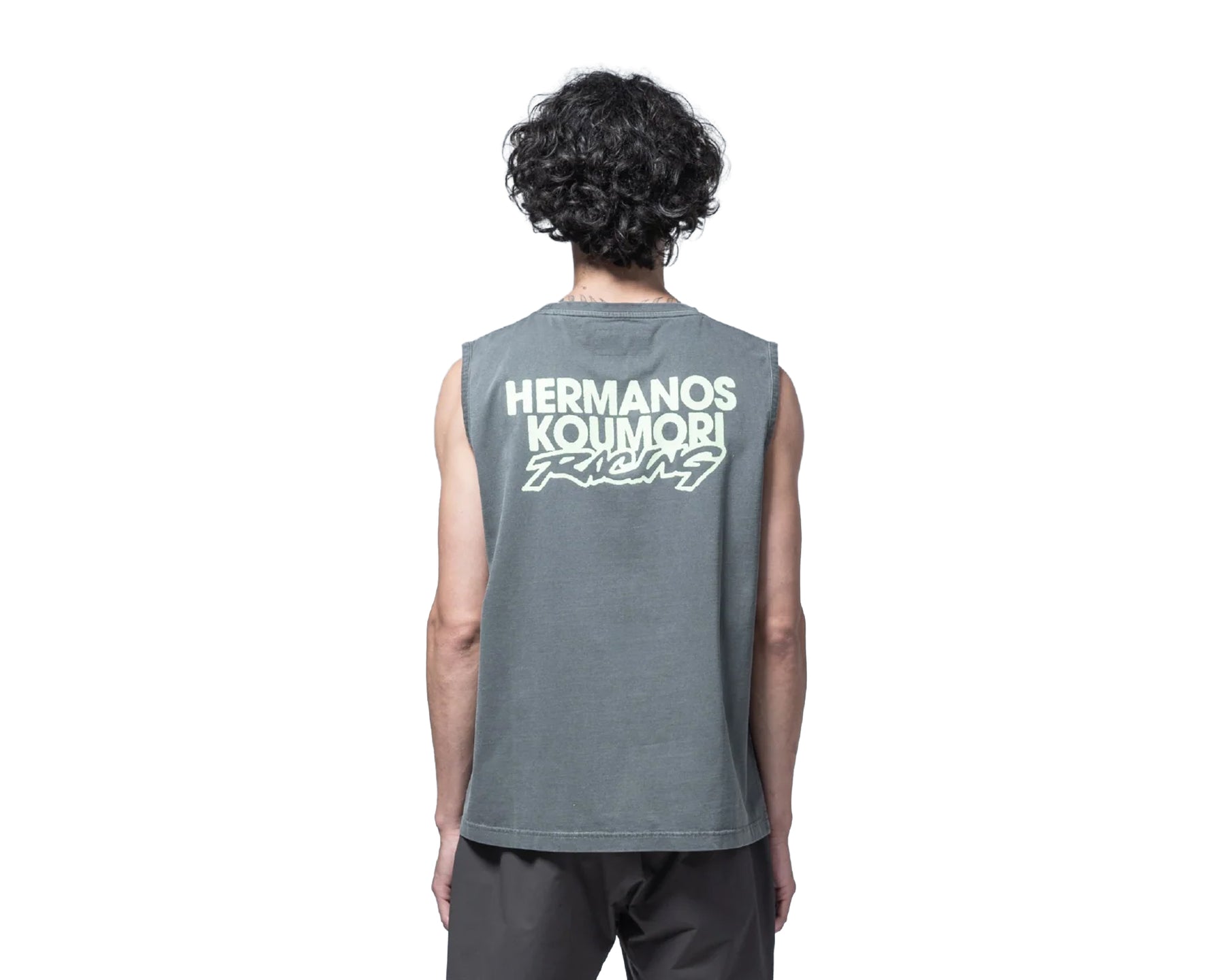Hermanos Koumori Playera Muscle Racing Garment Dye - Hombre