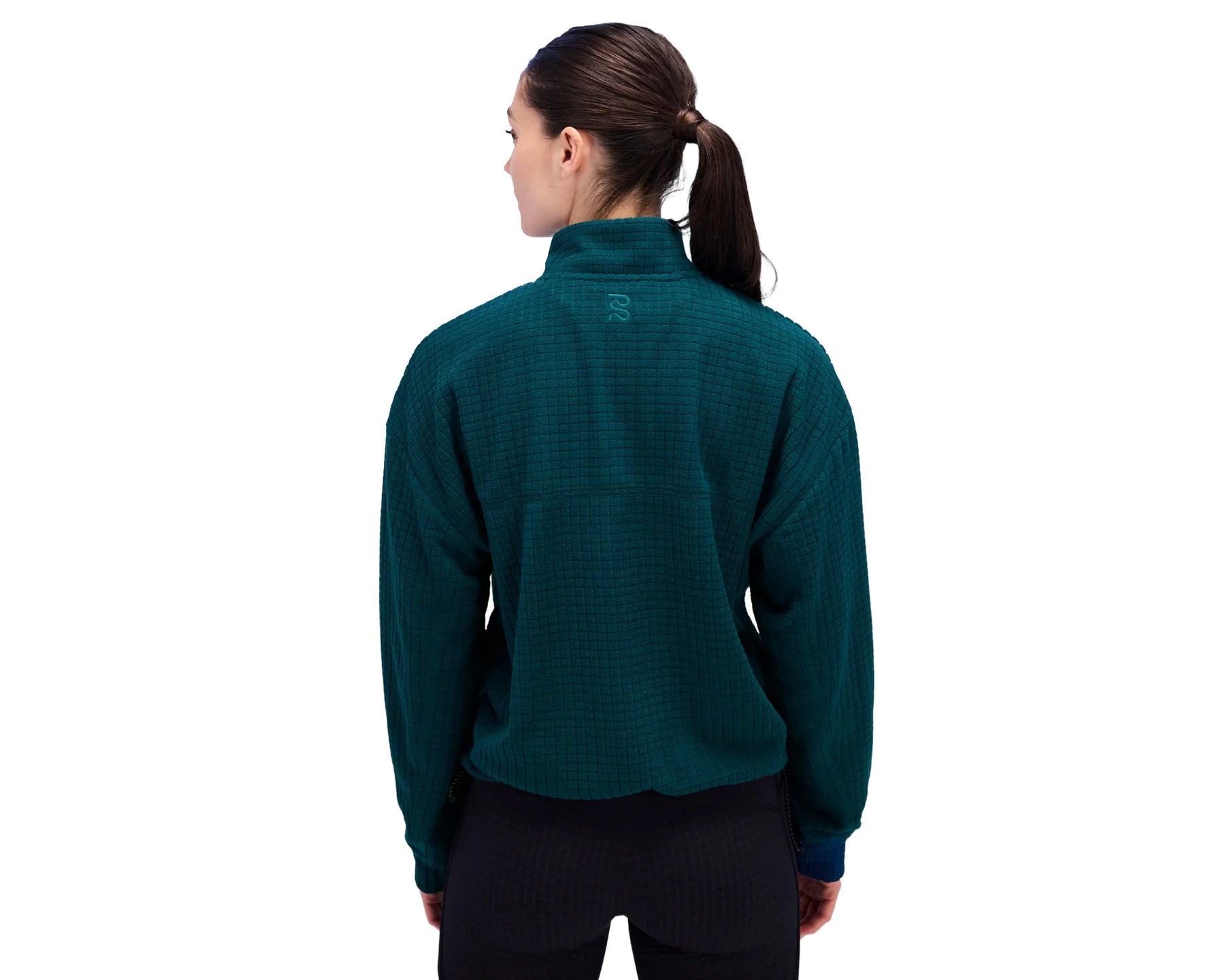 Bandit Women's MacroSoft Grid Quarter Zip Antique Storm - Women