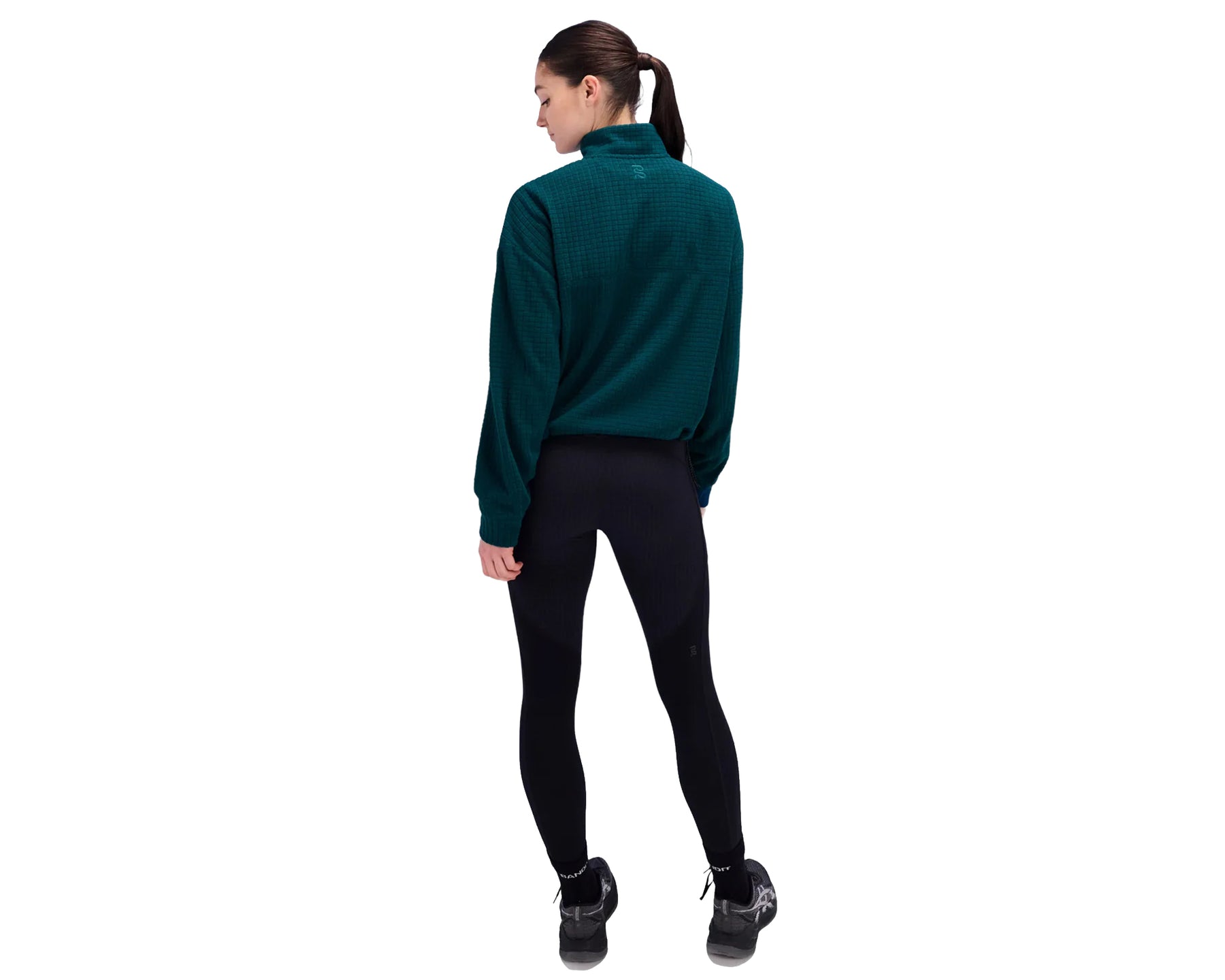 Bandit Women's MacroSoft Grid Quarter Zip Antique Storm - Women