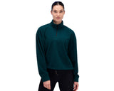 Bandit Women's MacroSoft Grid Quarter Zip Antique Storm - Women