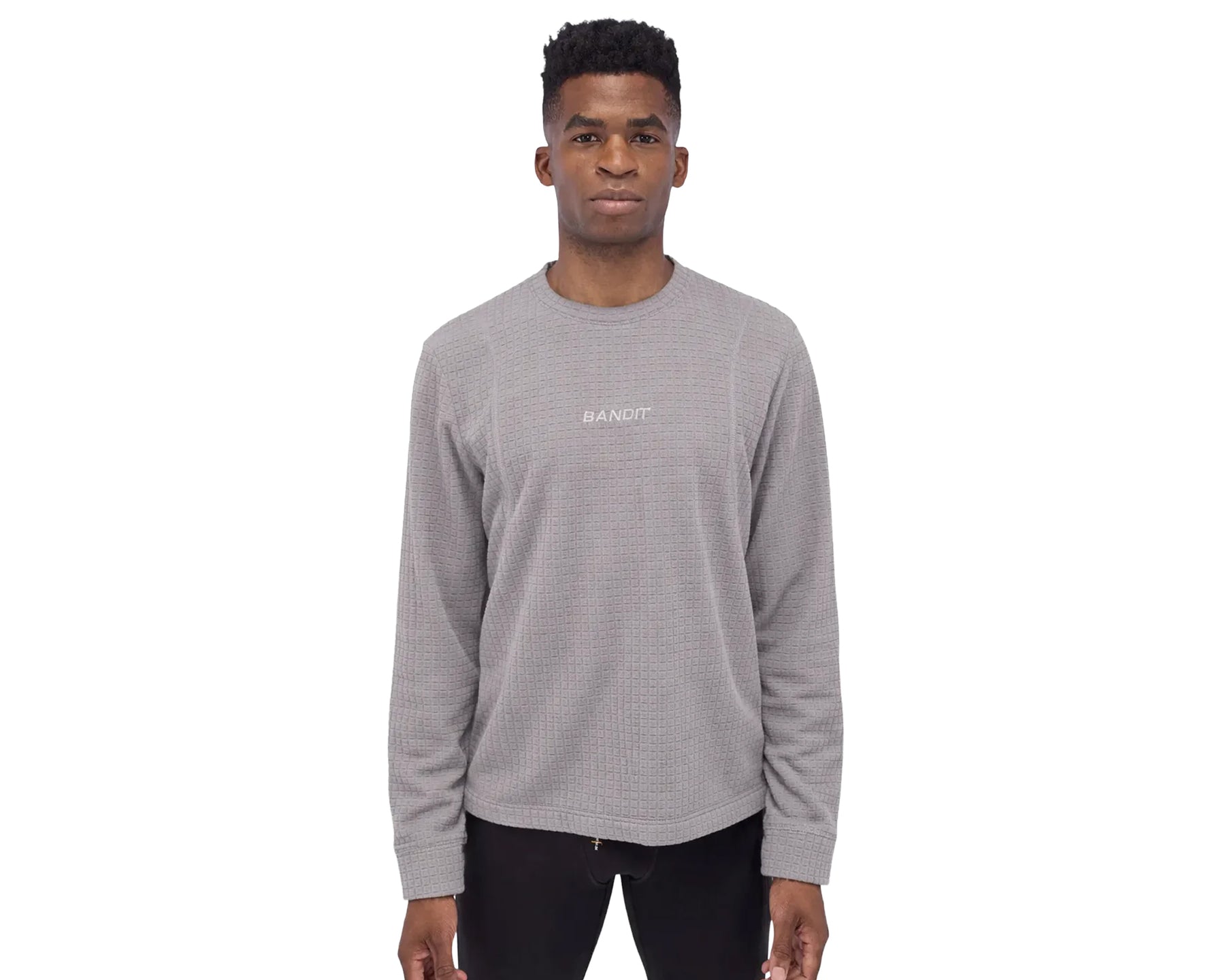 Bandit MacroSoft Grid Pullover Zinc - Hombre