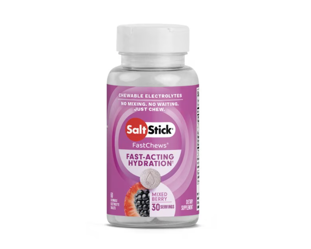 Tabletas masticables SaltStick Fastchews Mixed Berry