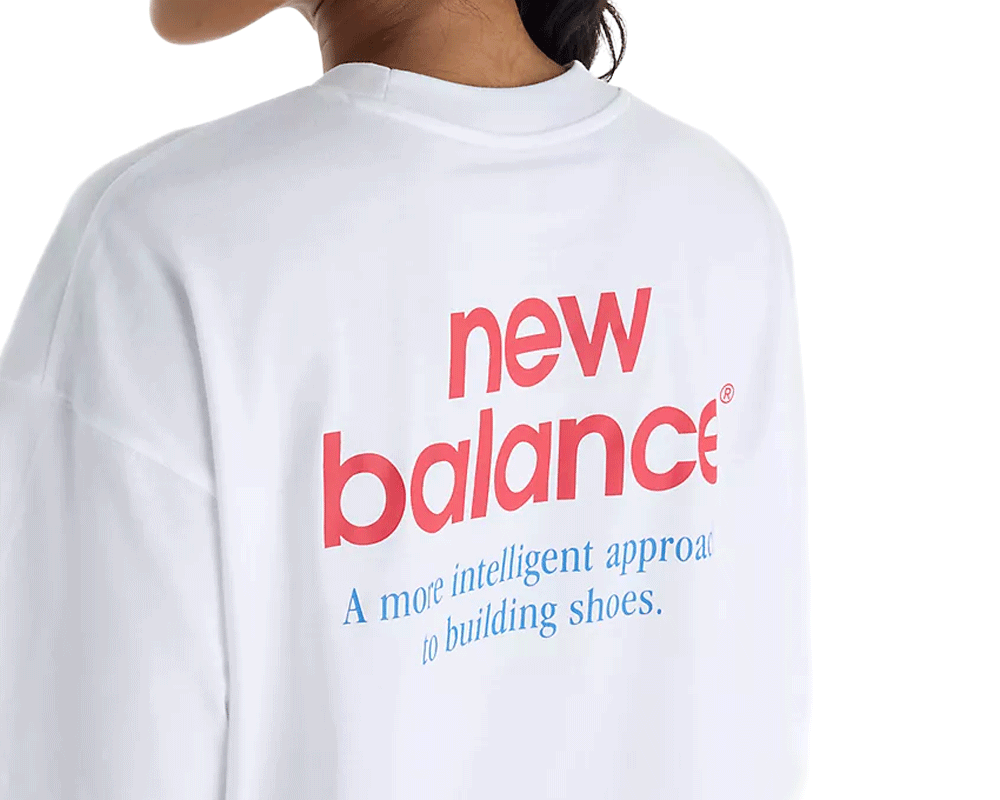 Playera de algodón NEW BALANCE  Intelligent Relaxed