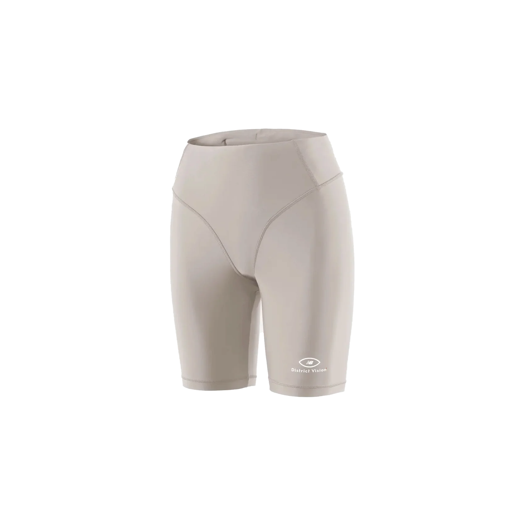 District Vision 7in Pocketed Half Tights Stone - Mujer