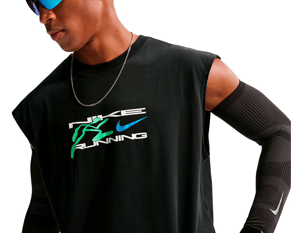 Playera de correr sin mangas Nike Dri-FIT Hombre